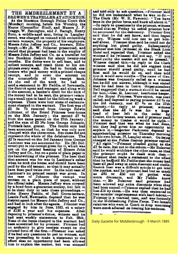 Daily Gazette for Middlesbrough - 9 March 1885