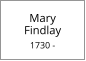 Mary        Findlay  1730 -
