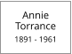 Annie  Torrance  1891 - 1961