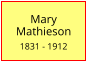 Mary Mathieson  1831 - 1912