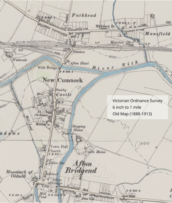 Victorian Ordnance Survey  6 inch to 1 mile  Old Map (1888-1913)